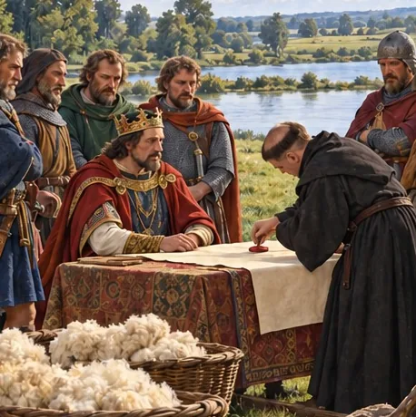Illustration de la page « La Magna Carta : le pouvoir mis par ».