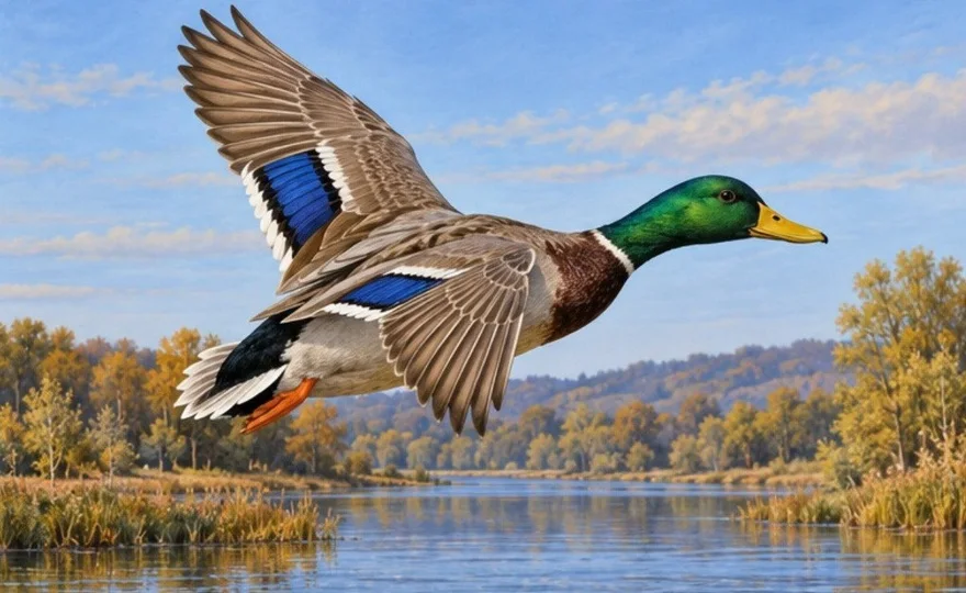 Illustration de la page « Le canard colvert ».