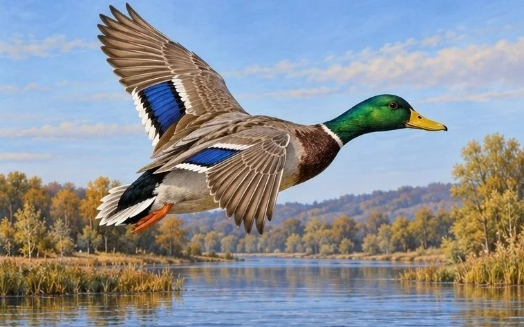 Illustration de la page « Le canard colvert ».