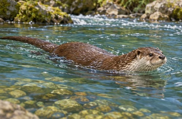 Illustration de la page « La loutre d’Europe ».