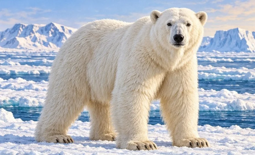 Illustration de la page « L’ours polaire ».