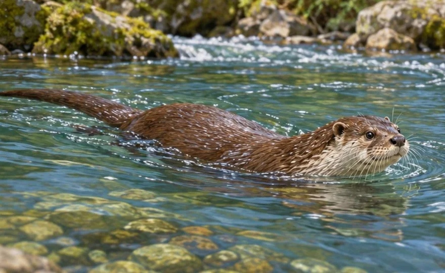 Illustration de la page « La loutre d’Europe ».