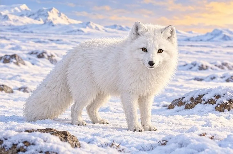 Illustration de la page « Le renard polaire ».