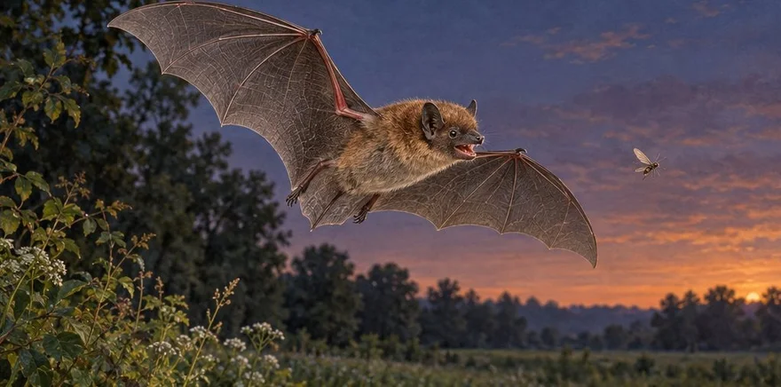 Illustration de la page « La pipistrelle commune ».