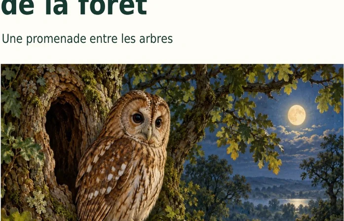 Illustration de la page « Les animaux de la forêt ».