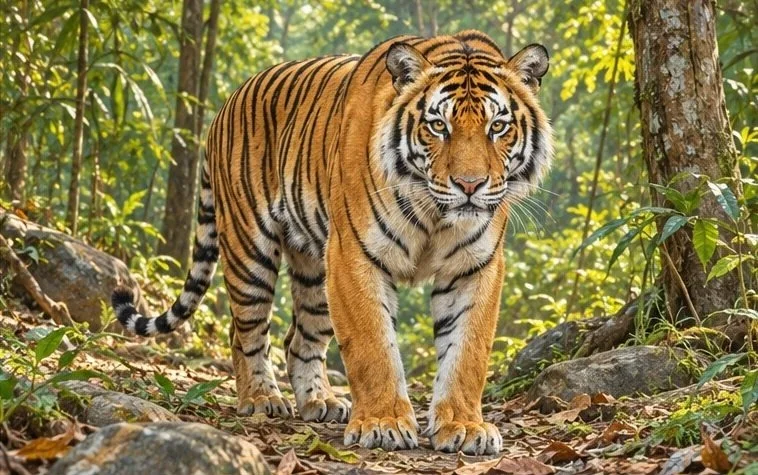 Illustration de la page « Le tigre du Bengale ».