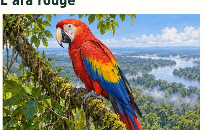 L’ara rouge