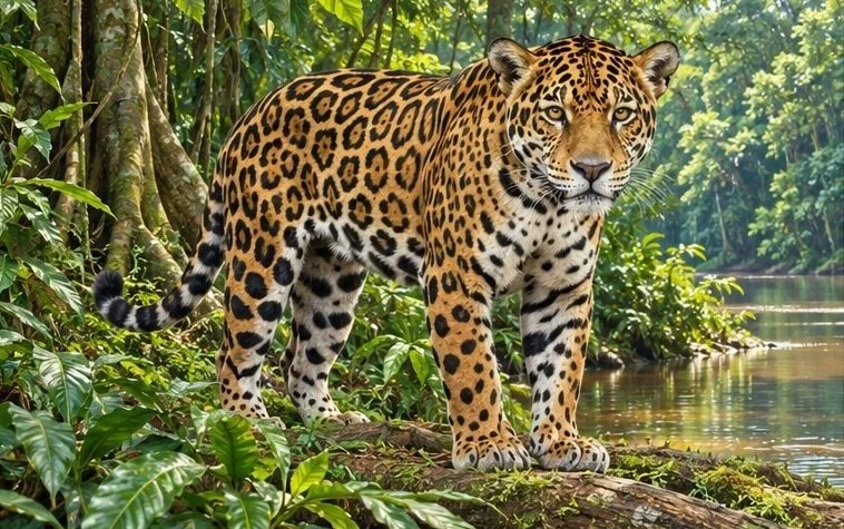 Illustration de la page « Le jaguar ».