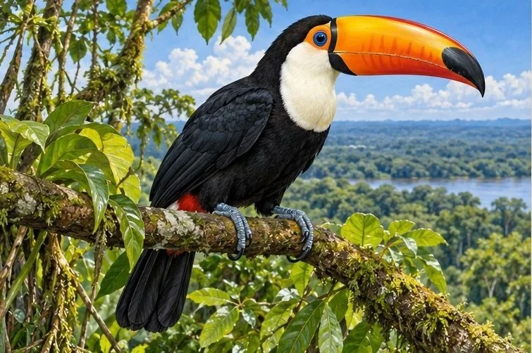 Illustration de la page « Le toucan toco ».