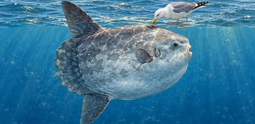 Illustration de la page « Le poisson-lune ».