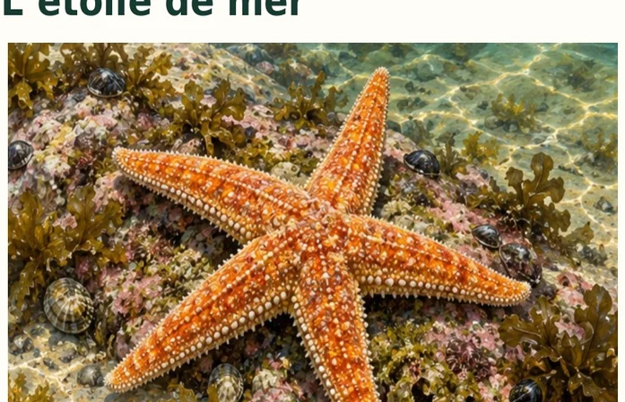 Illustration de la page « L’étoile de mer commune ».