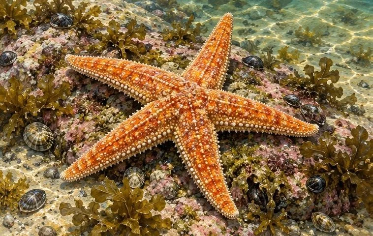 Illustration de la page « L’étoile de mer commune ».