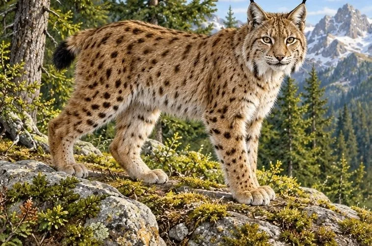 Illustration de la page « Le lynx boréal ».