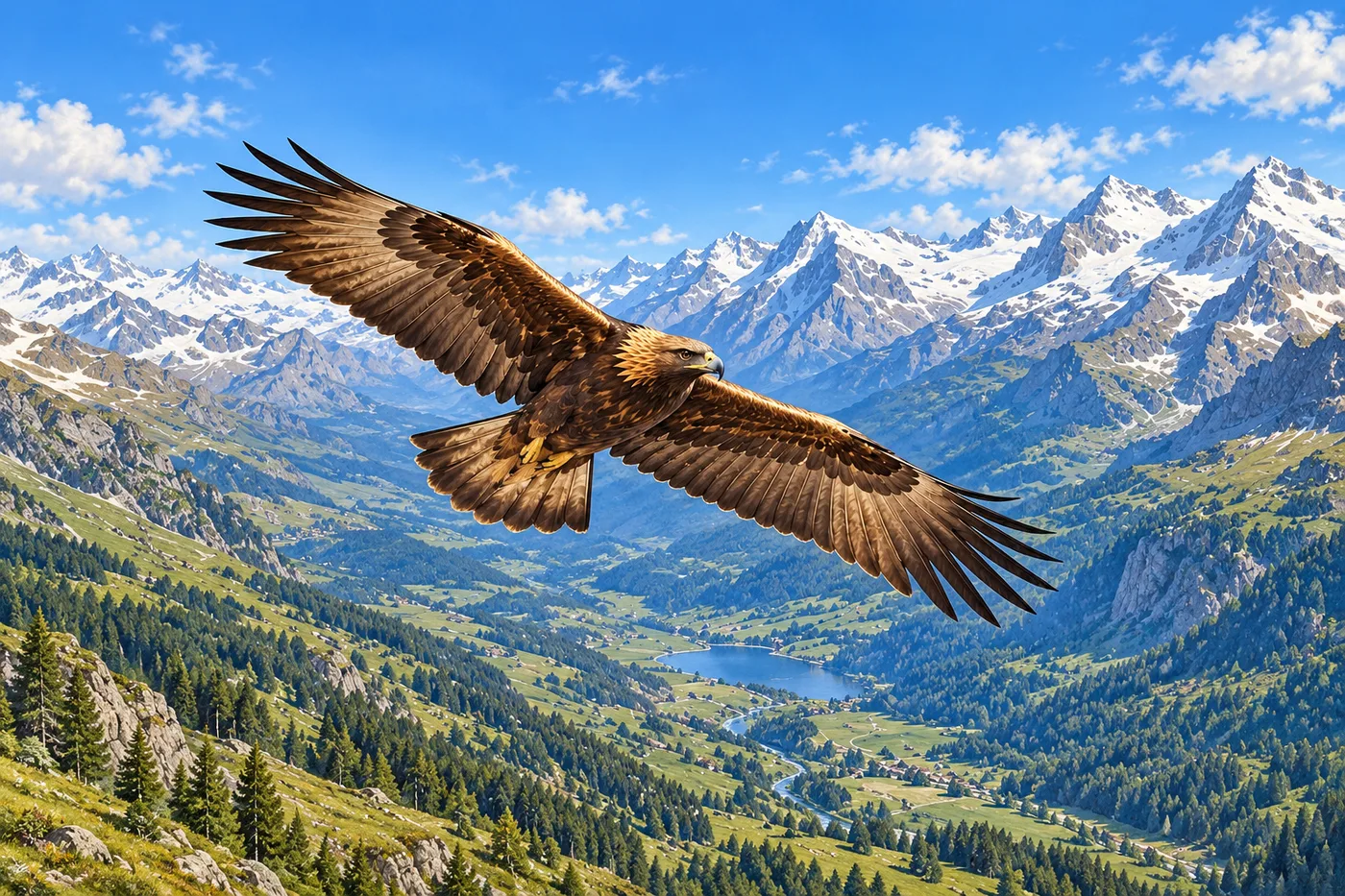 Illustration de la page « L’aigle royal ».
