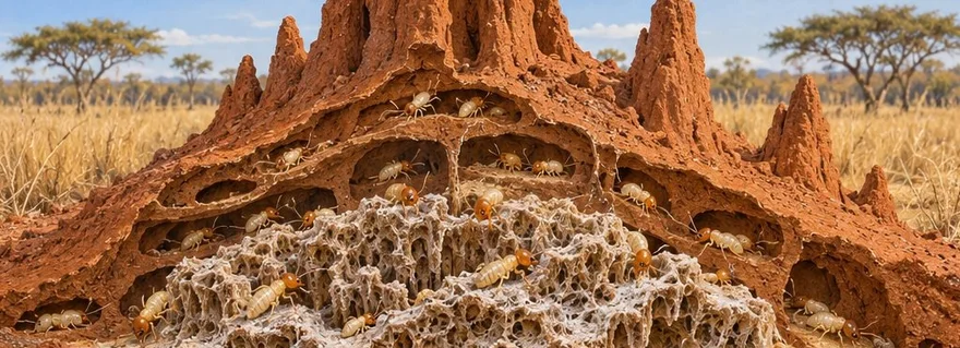 Illustration de la page « Les termites champignonnistes ».