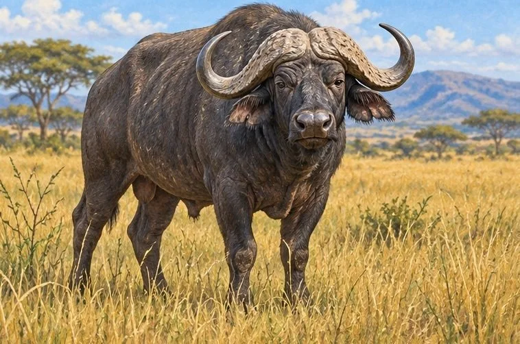 Illustration de la page « Le buffle d’Afrique ».