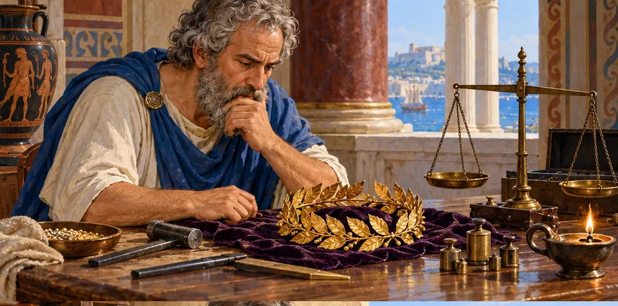 Illustration de la page « Le secret de la couronne ».