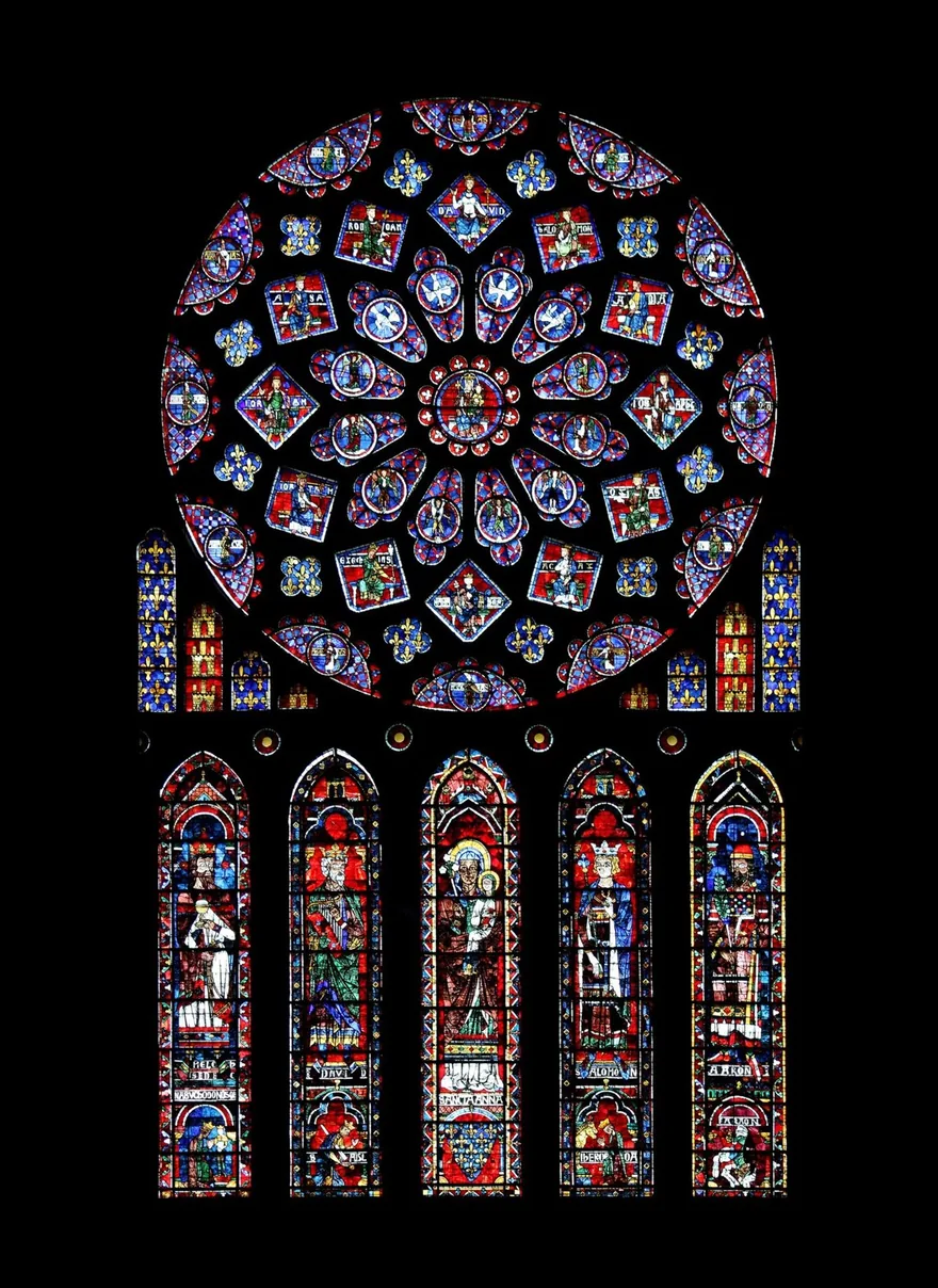 Illustration de la page « Une fleur de verre ».