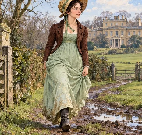 Illustration de la page « Une robe boueuse et une sœur à ».