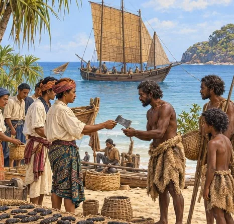 Illustration de la page « Un littoral inscrit dans le commerce ».