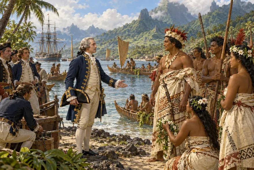 Illustration de la page « Tahiti et le regard du visiteur ».