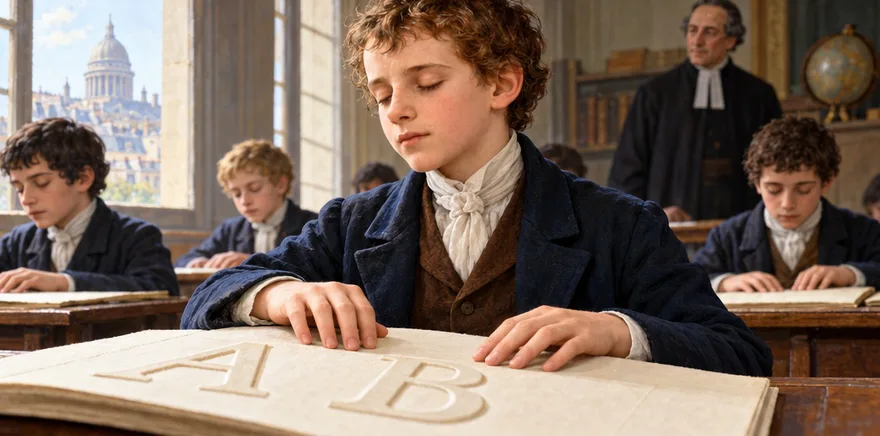Illustration de la page « Des lettres grandes comme le doigt ».