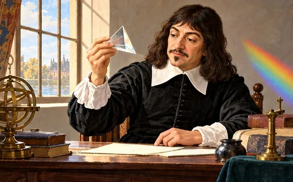 Illustration de la page « Descartes ».