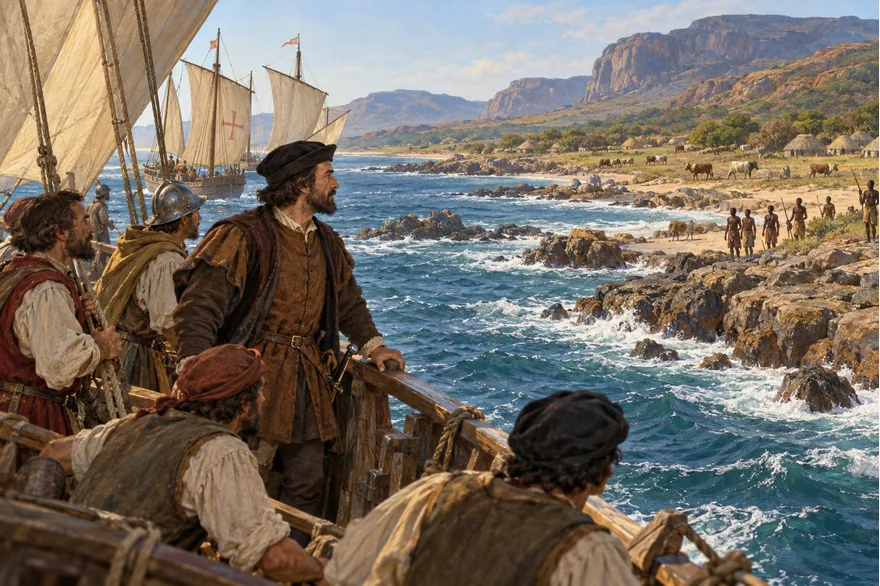 Illustration de la page « La côte a tourné ».