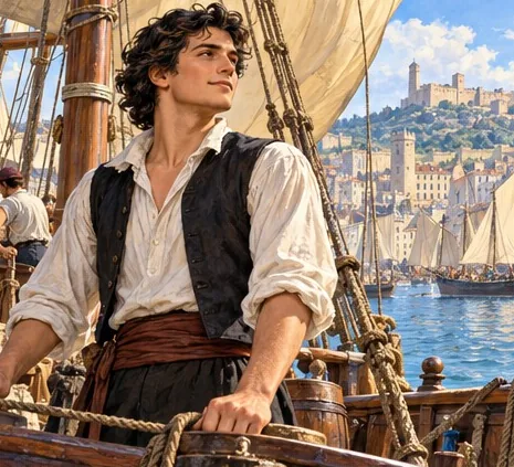 Illustration de la page « Un navire, un port, un avenir brisé ».