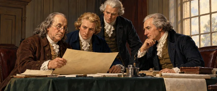 Illustration de la page « 1776 : déclarer, puis gagner ».