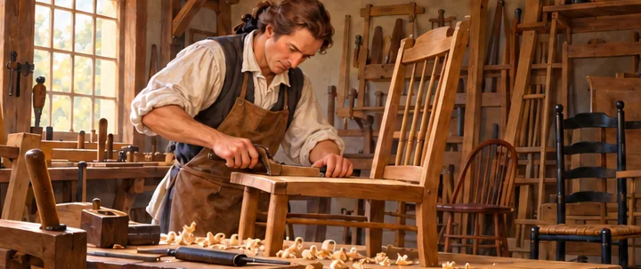 Illustration de la page « Le travail de l’artisan ».