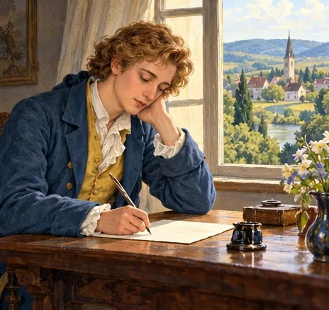 Illustration de la page « Un roman fait de lettres ».