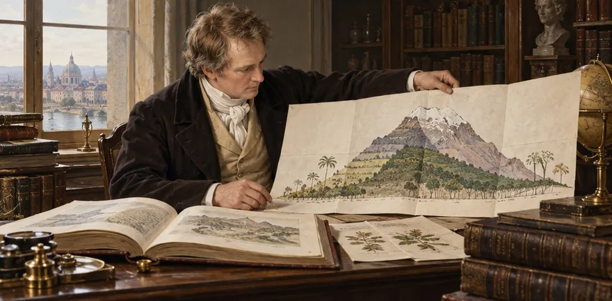 Illustration de la page « Une montagne sur une feuille ».