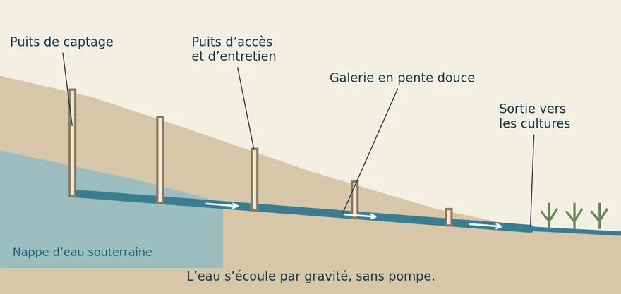 Illustration de la page « L’eau cachée sous le désert ».