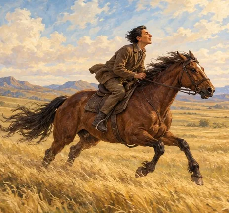 Illustration de la page « Un galop presque sans fin ».