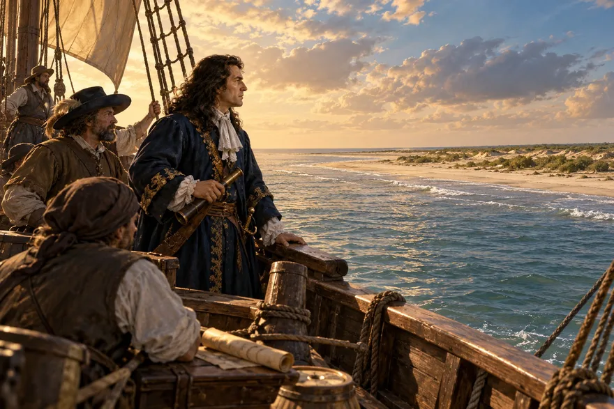 Illustration de la page « Revenir par la mer ».
