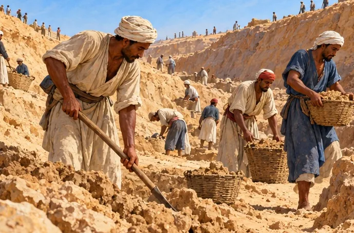 Illustration de la page « Le chantier commence ».
