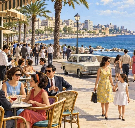Illustration de la page « Beyrouth aime la vie ».