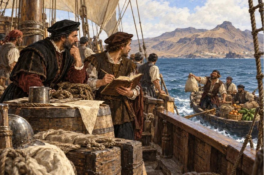 Illustration de la page « Un seul navire boucle le monde ».