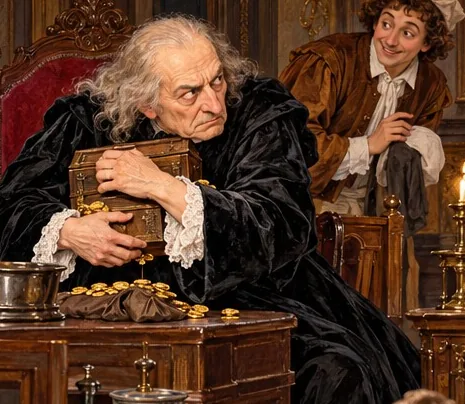 Illustration de la page « Un homme possédé par ce qu’il possède ».