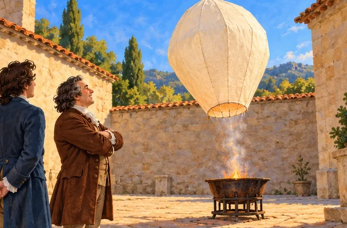 Illustration de la page « Le secret de l’air chaud ».
