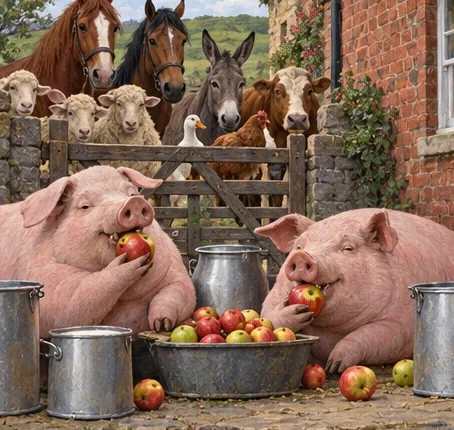 Illustration de la page « Des pommes pour quelques-uns ».