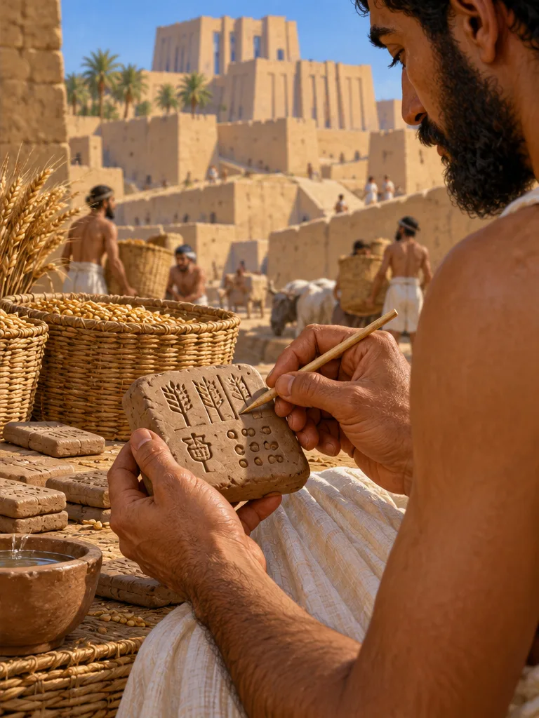Illustration — URUK · MÉSOPOTAMIE Un compte qui traverse les siècles