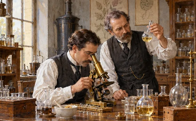 Illustration de la page « Le laboratoire mène l’enquête ».