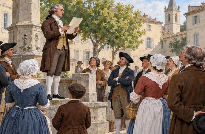 Illustration de la page « 1789 : les nouvelles courent ».