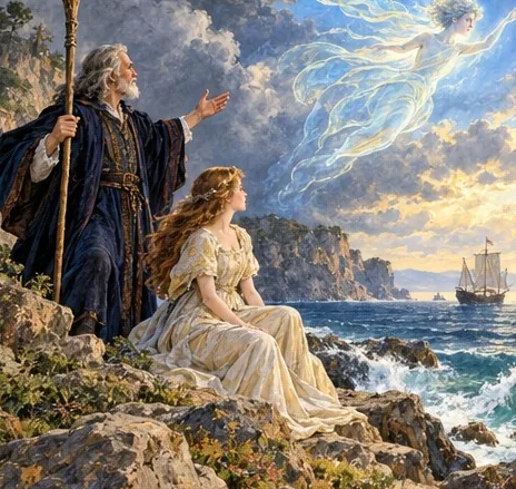 Illustration de la page « Une île pleine de magie ».