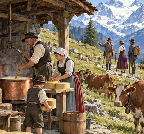 Illustration de la page « Les Alpes produisent plusieurs revenus ».