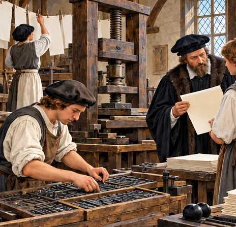 Illustration de la page « Des villes, des métiers et des livres ».