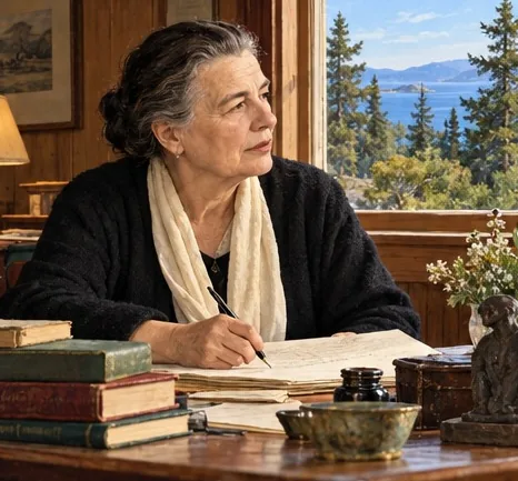 Illustration de la page « Écrire en français depuis le Maine ».